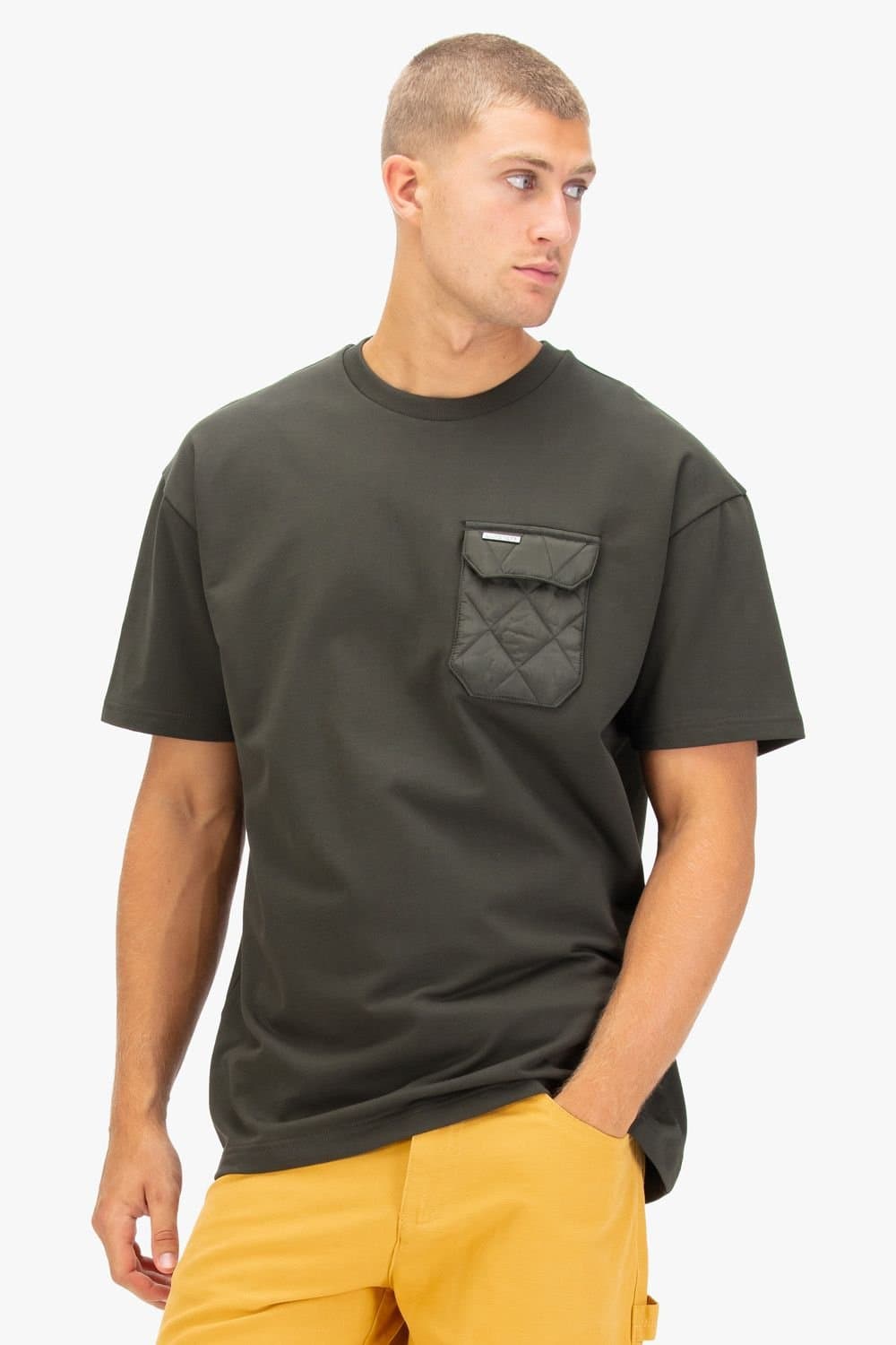 Luke 1977 Luke 1977 Men's Eider Oversized T-shirt in Dark Green