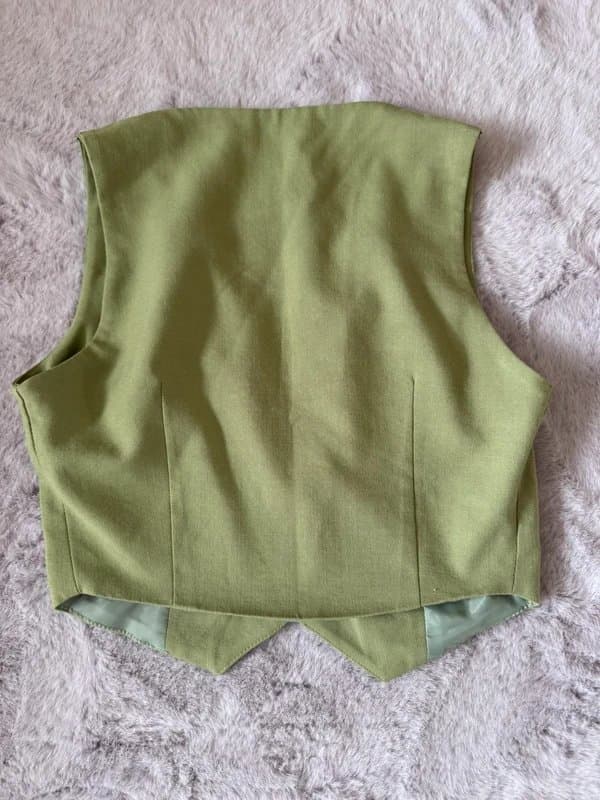 Bershka Waistcoat Bershka sage green
