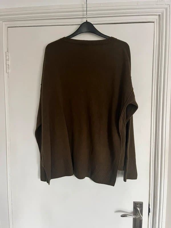 New Look Knitted dark green jumper