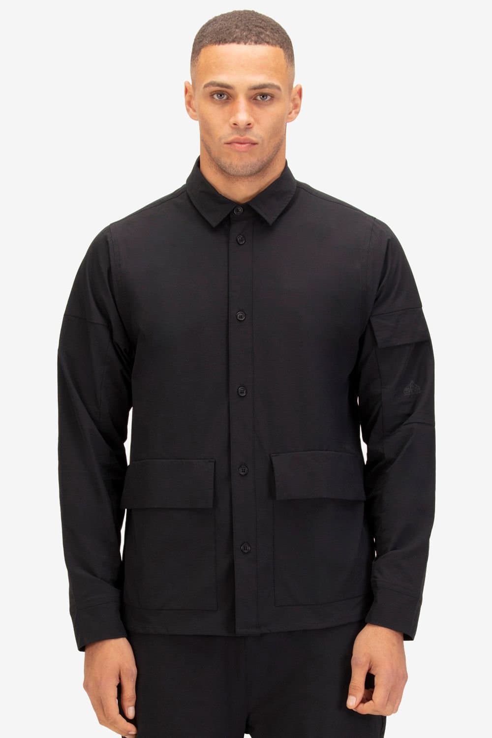 Luke 1977 Luke 1977 Black Nylon Tech Shirt for Men