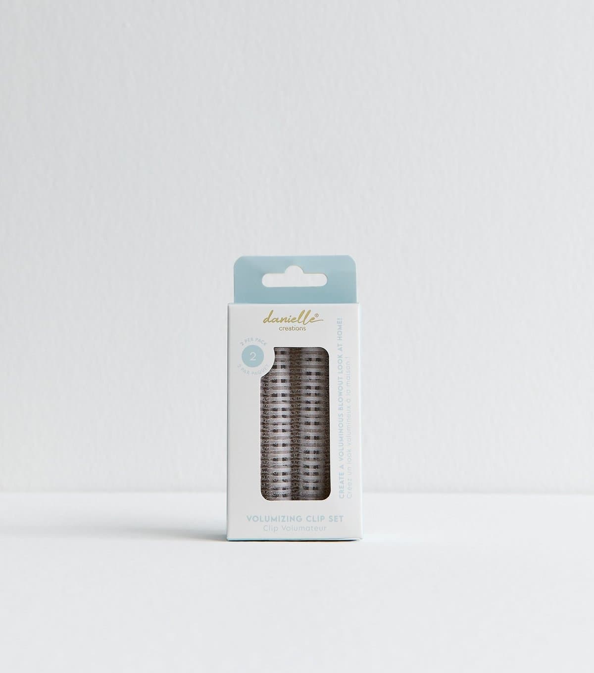 Danielle Creations Mink Set of 2 Volumising Roller Clips Danielle New Look