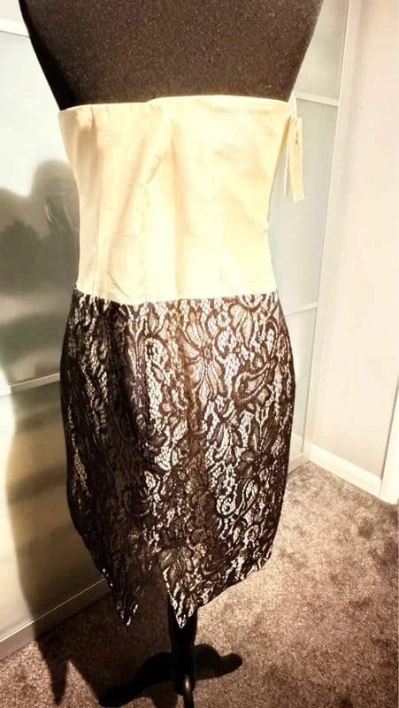 Wedding Mother of the bride beautiful strapless dress with bolero UK 16 - 1
