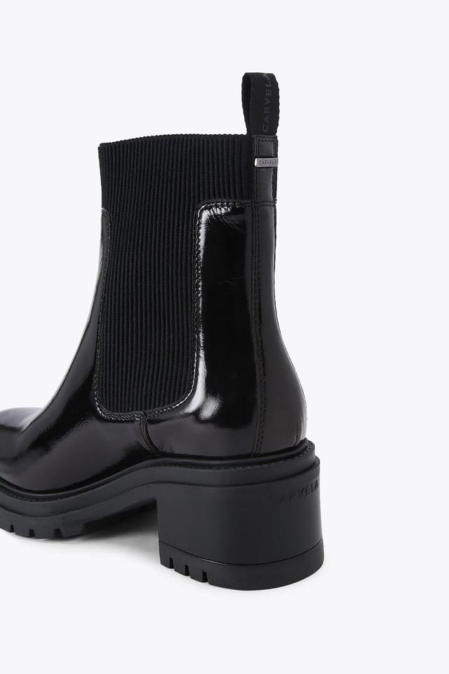 Carvela Carvela Women's 'Champion' Leather Patent Boots in Black - 3
