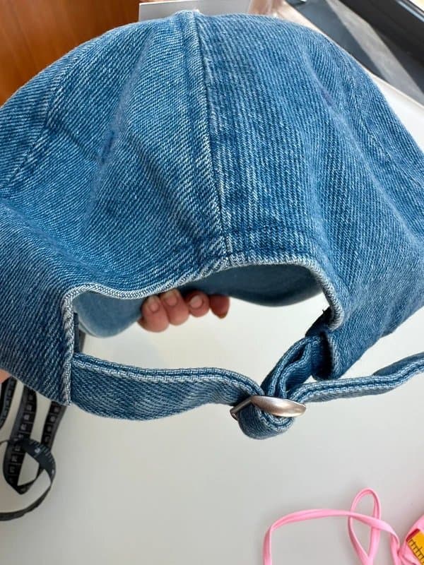 Carin Wester Carin Wester “Britney”denim baseball cap hat BNWT