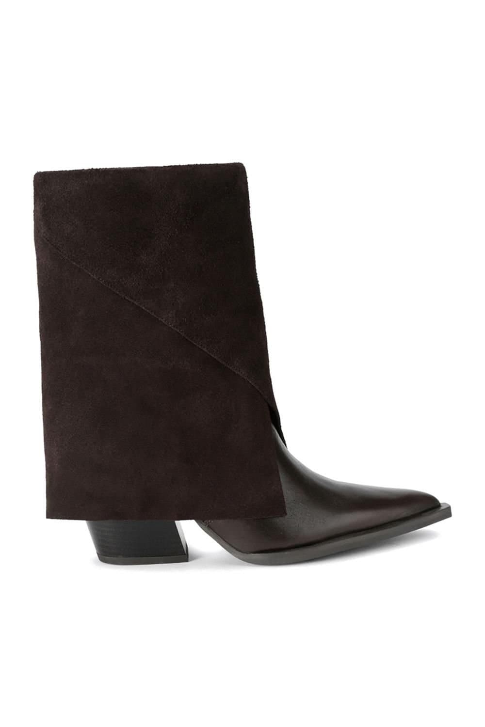 Steve Madden STEVE MADDEN Women's 'Mccoy 213' Leather Suede Boots in Dark Brown