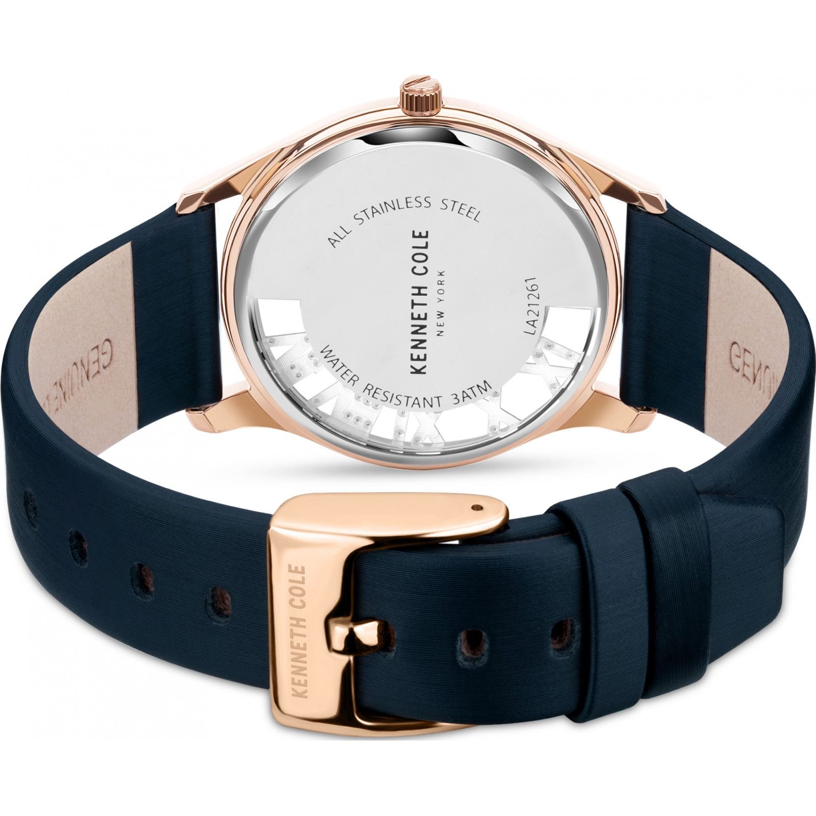 Kenneth Cole Kenneth Cole Women's KCWLA2126101 Classic 34mm Quartz Watch in Blue - 2