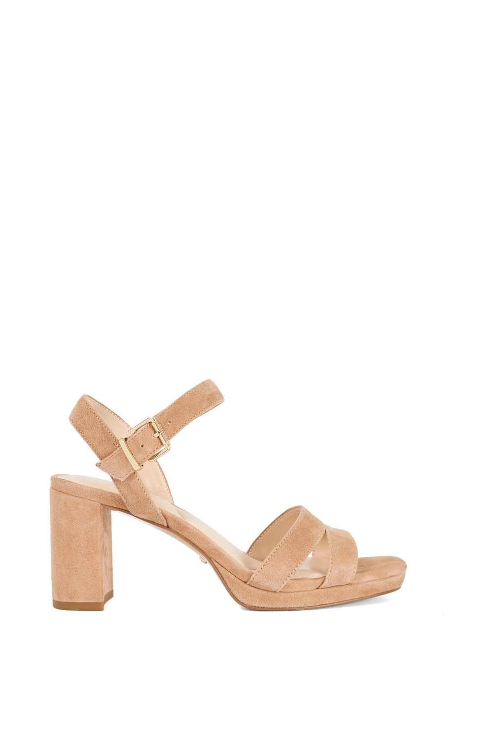 Dune London Dune London Women's 'Manifesting' Suede in Natural - 4