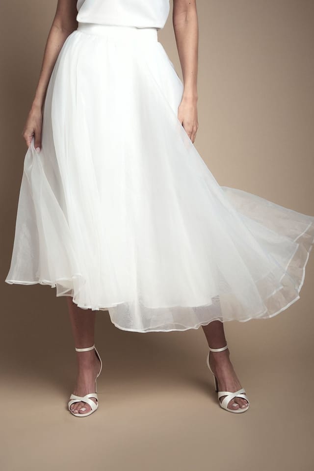 Coast Coast Women's Organza Bridal Skirt in Ivory - 2