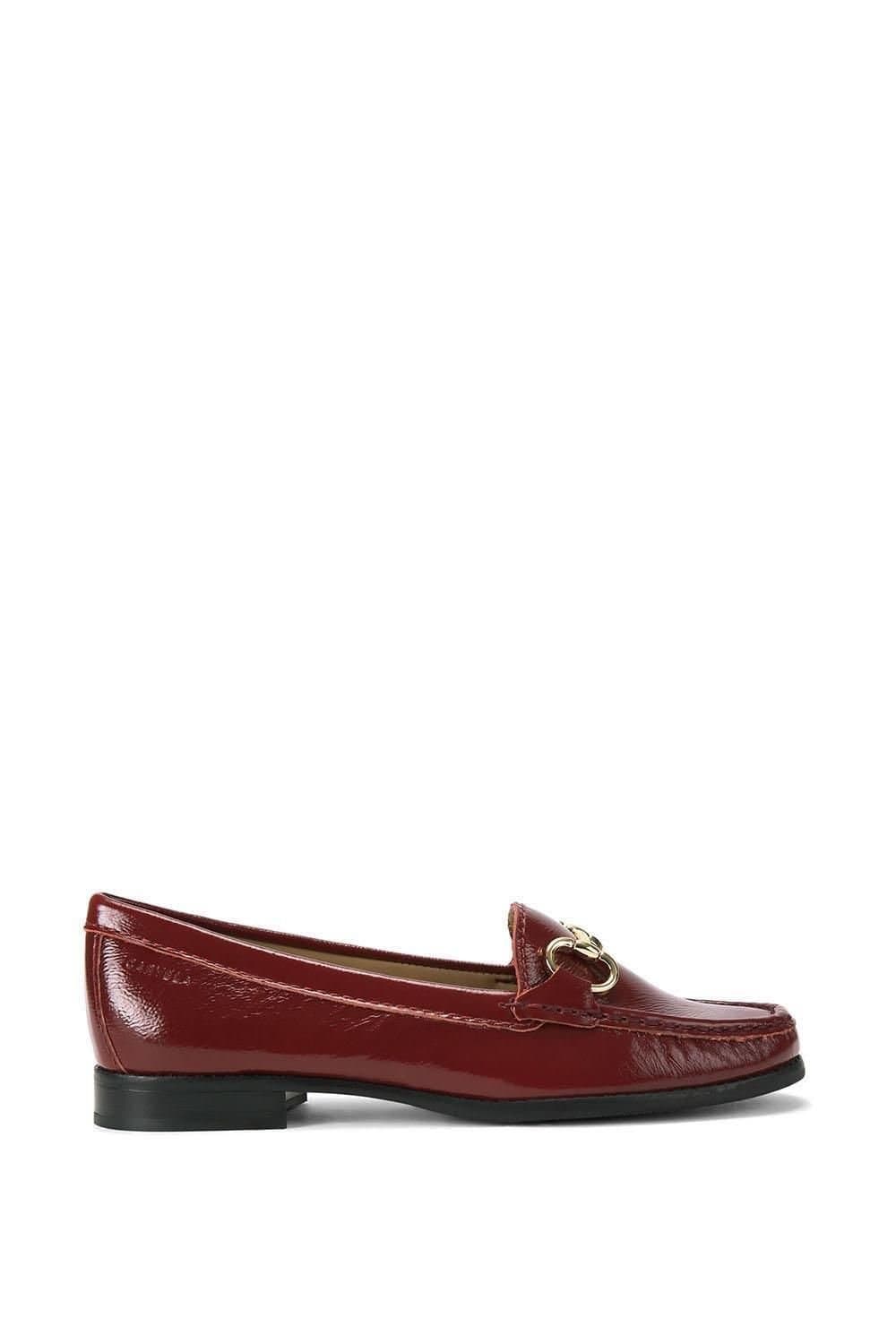 Carvela Carvela Women's 'Click' Leather Patent Flats in Red