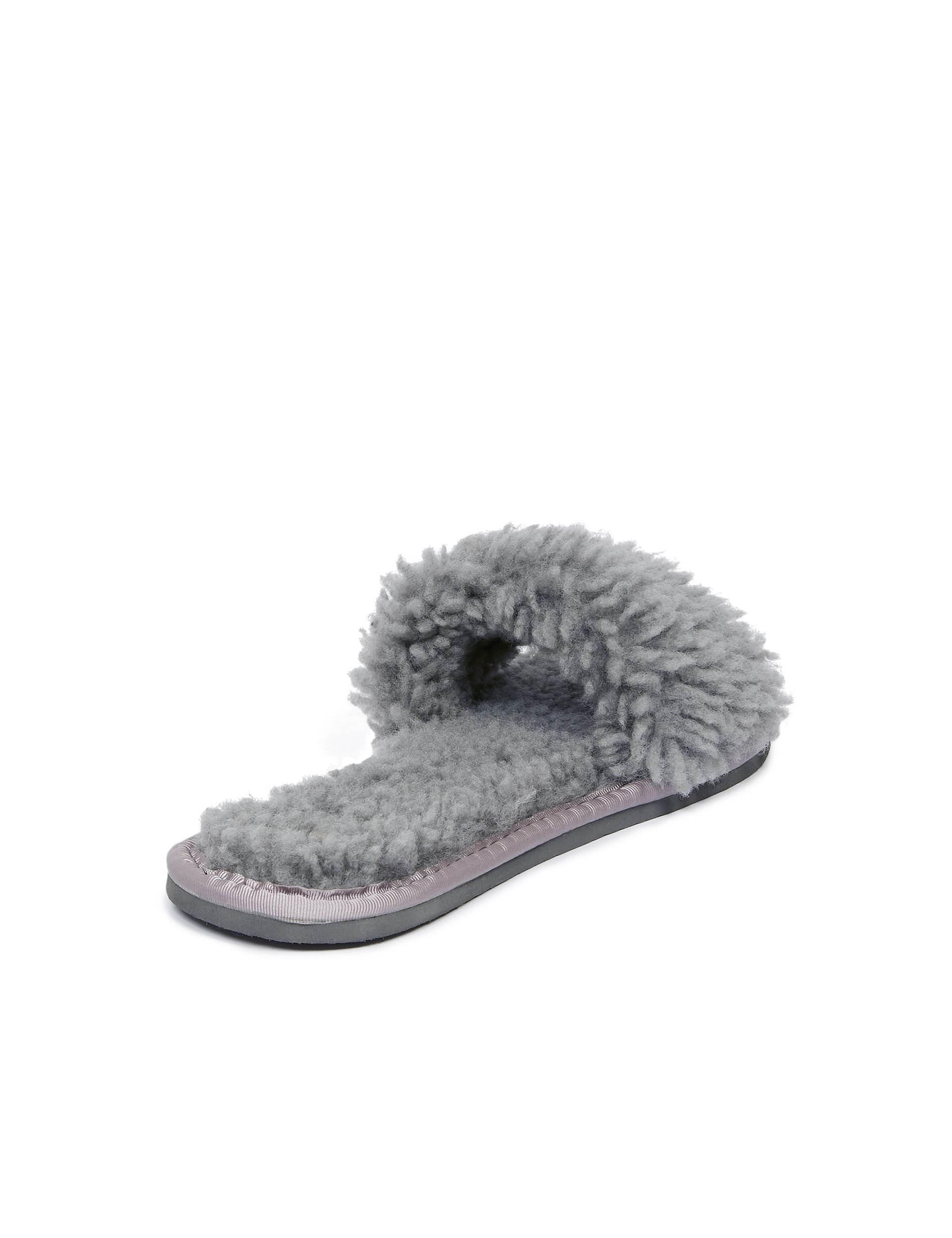 Celtic & Co Celtic & Co Women's Sheepskin Slides in Light Grey - 2