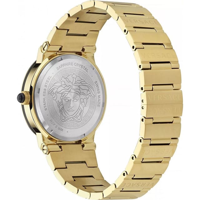 Versace Versace Men's VE7G00323 Greca 38mm Quartz Watch in Gold - 2