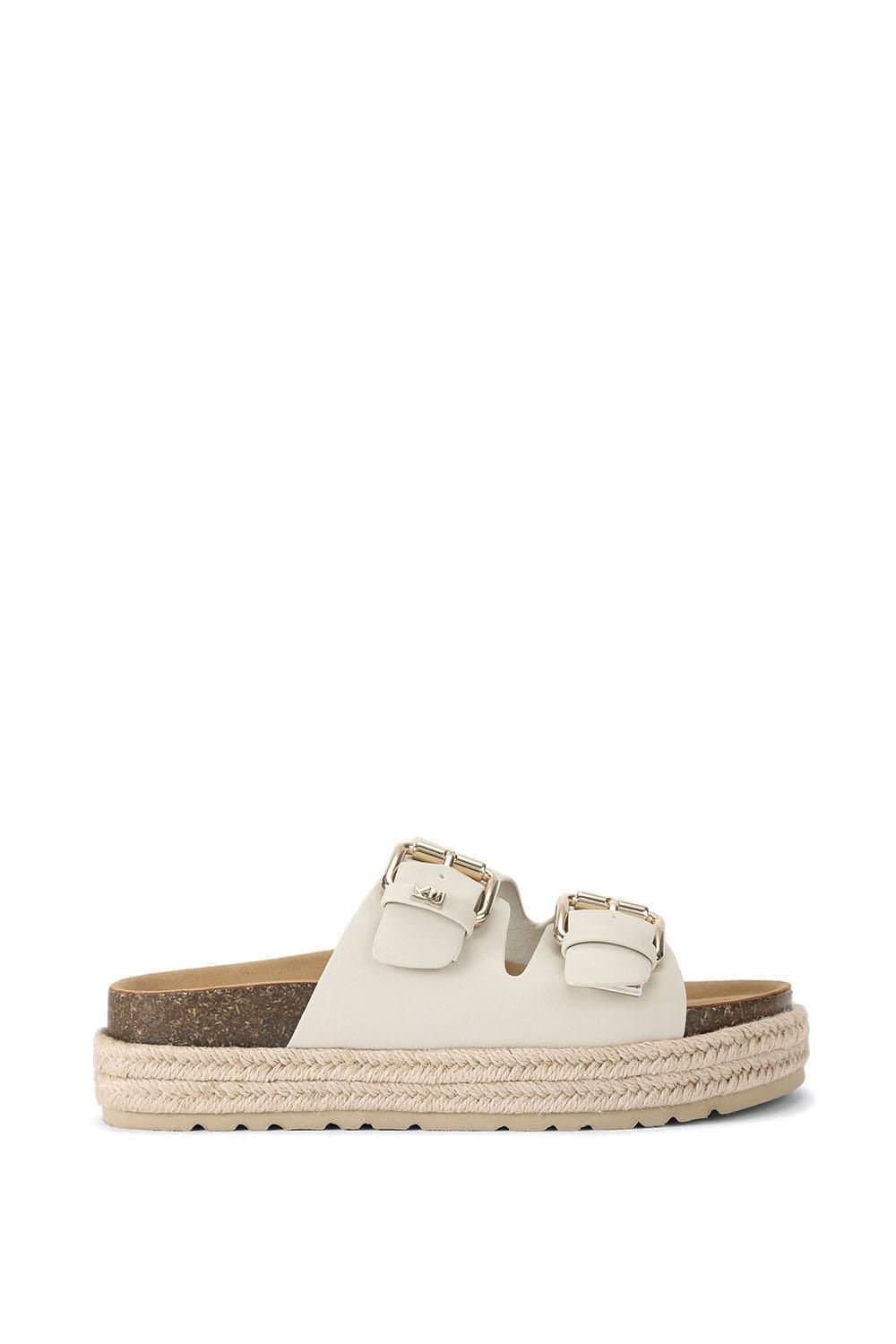 KG Kurt Geiger KG Kurt Geiger Cream Leather Flats for Women