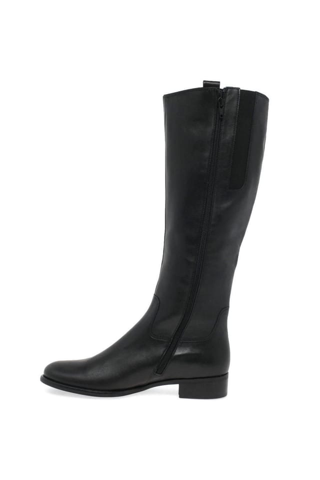 Gabor Gabor Women's 'Brook M' Medium Calf Fitting Long Boots in Black - 2