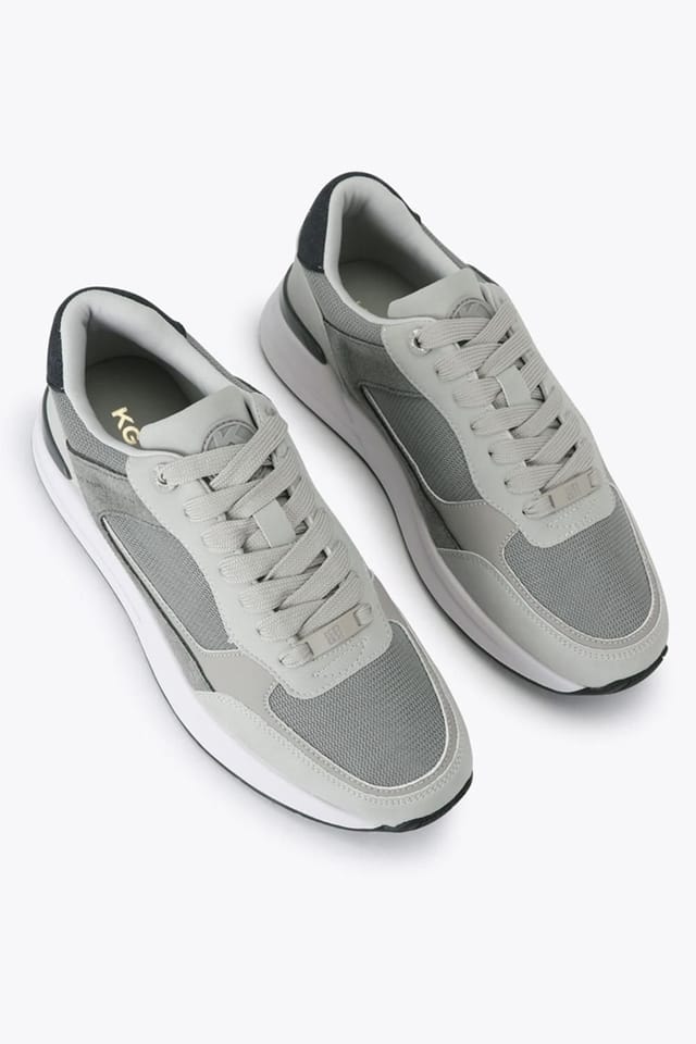 KG Kurt Geiger KG Kurt Geiger Men's 'Jesse' Trainers in Mid Grey - 2