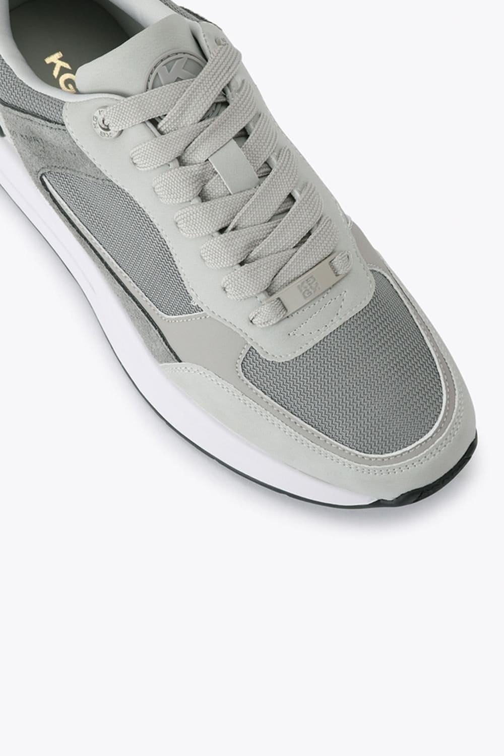 KG Kurt Geiger KG Kurt Geiger Men's 'Jesse' Trainers in Mid Grey - 4