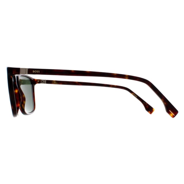 Hugo Boss Hugo Boss Men's Rectangle Havana Green BOSS 1434/S in Brown - 3