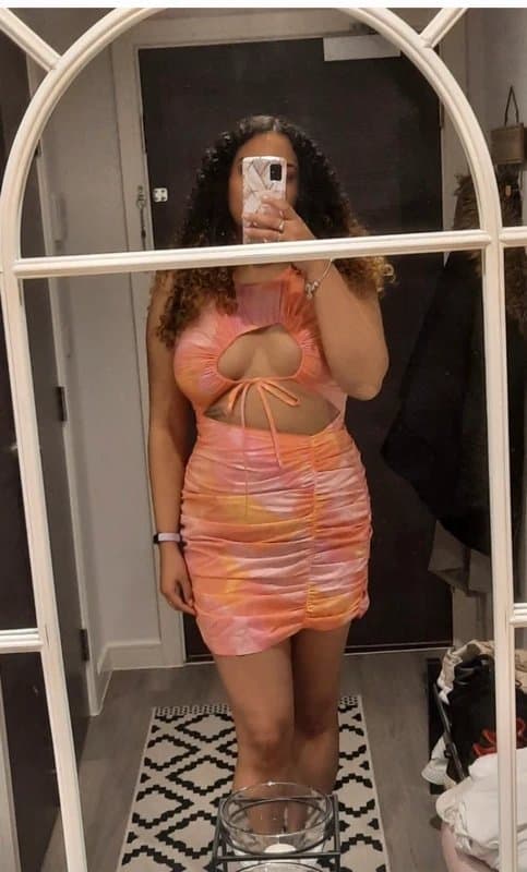 ASOS ASOS Luxe - cut out ruched mini dress