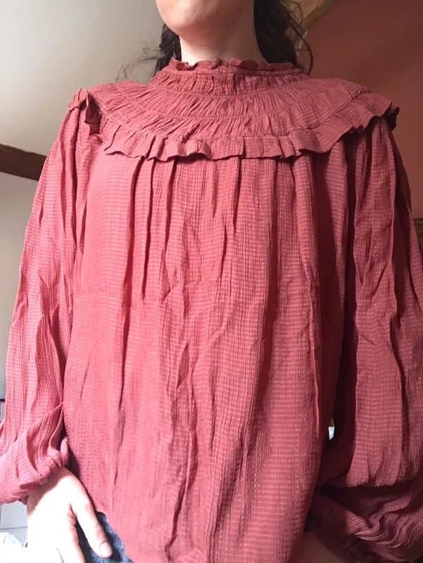 Topshop gorgeous prairie blouse