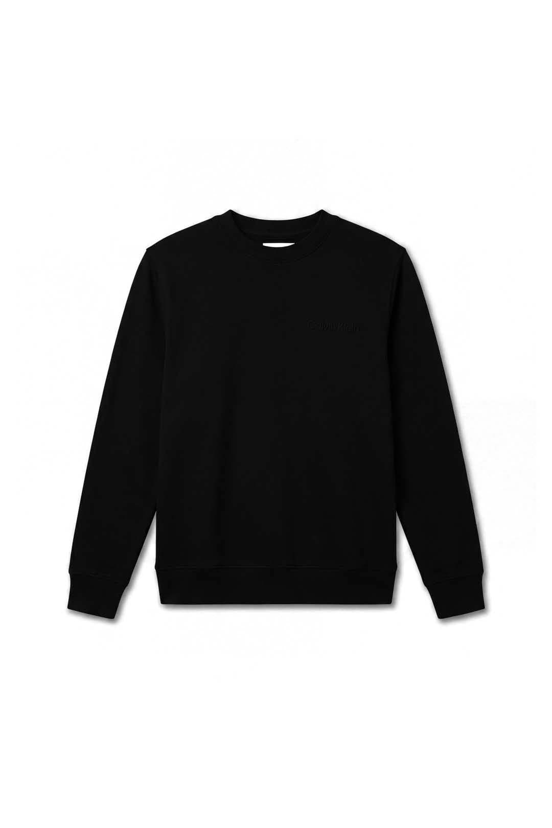 Calvin Klein Calvin Klein Men's Fleece Graphic Crewneck Sweatshirt Black