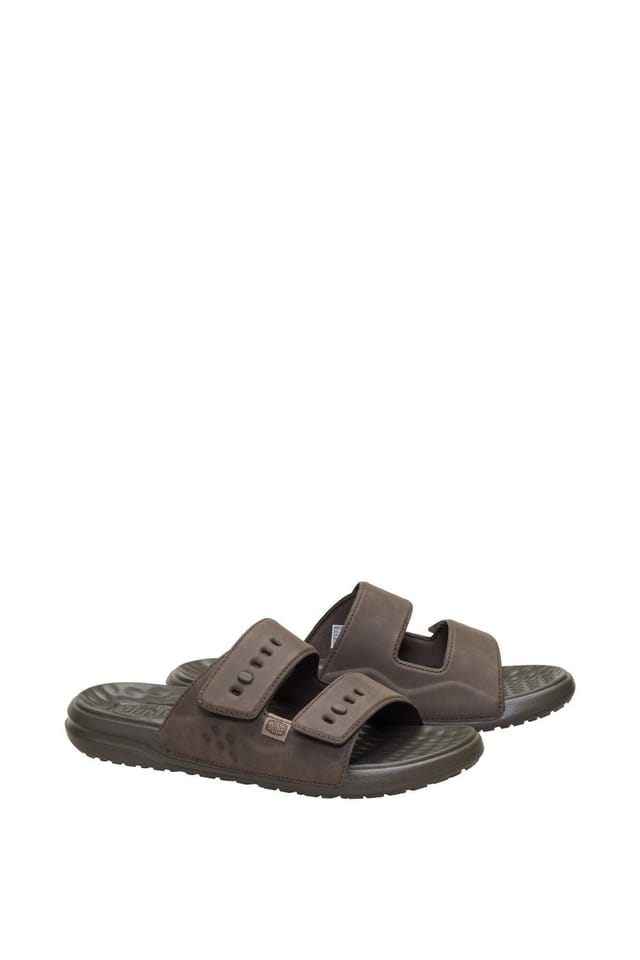 Hey Dude Hey Dude Men's Wave 2 Strap Slide in Brown - 3