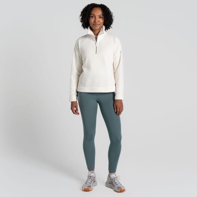Craghoppers Craghoppers Women's Raya Half Zip Microfleece in White - 3