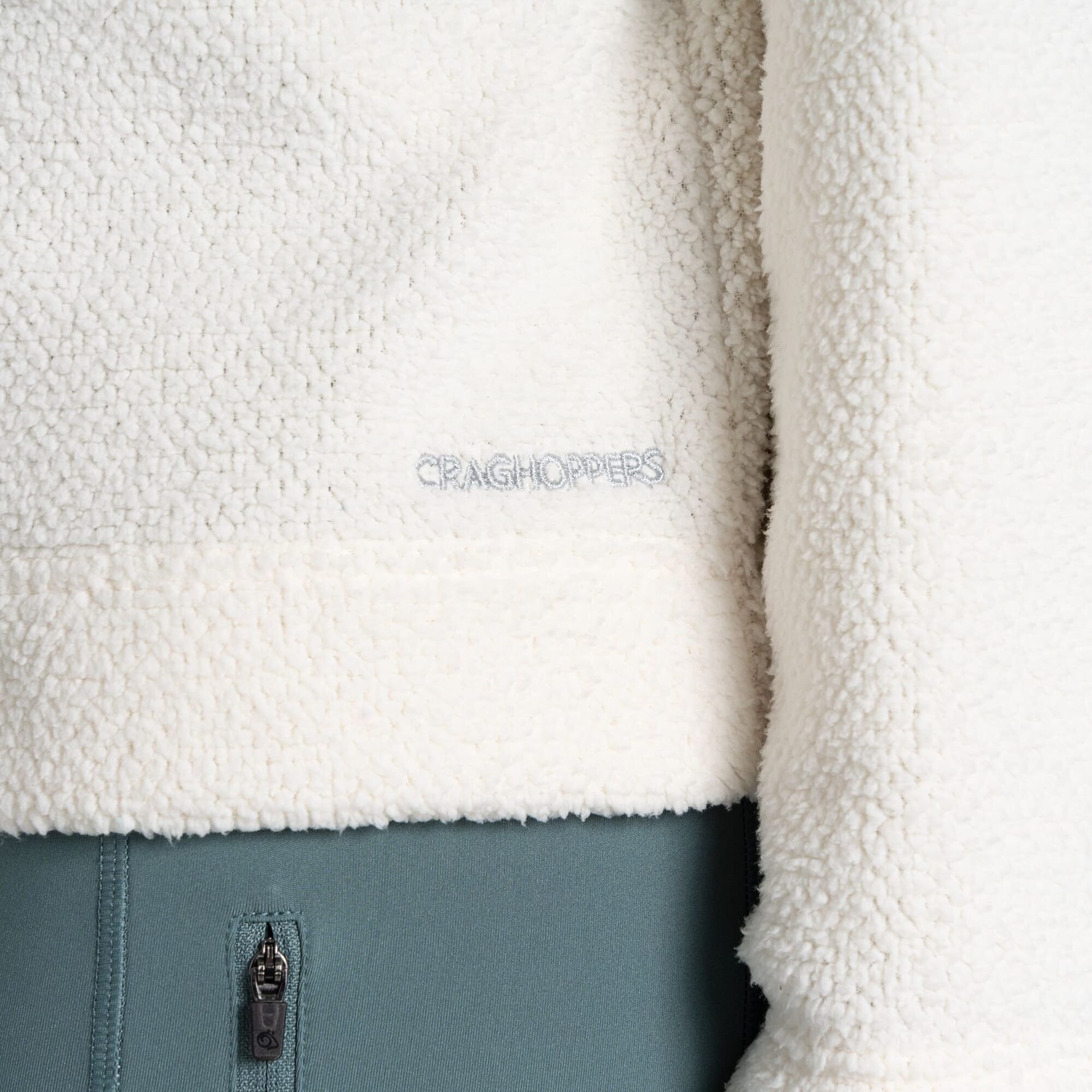 Craghoppers Craghoppers Women's Raya Half Zip Microfleece in White - 4