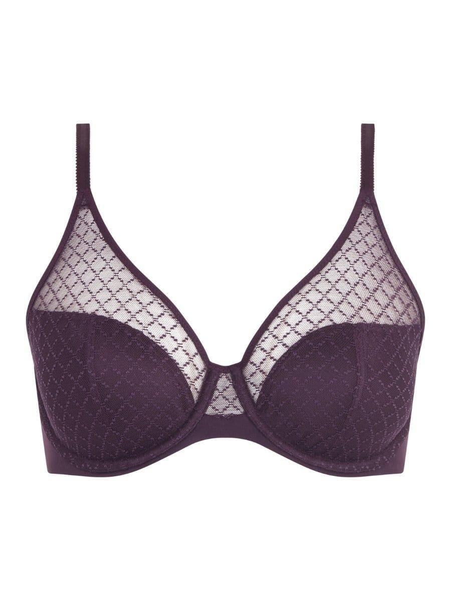 Chantelle Chantelle Women's Norah Chic Covering Moulded Bra in Purple - 4