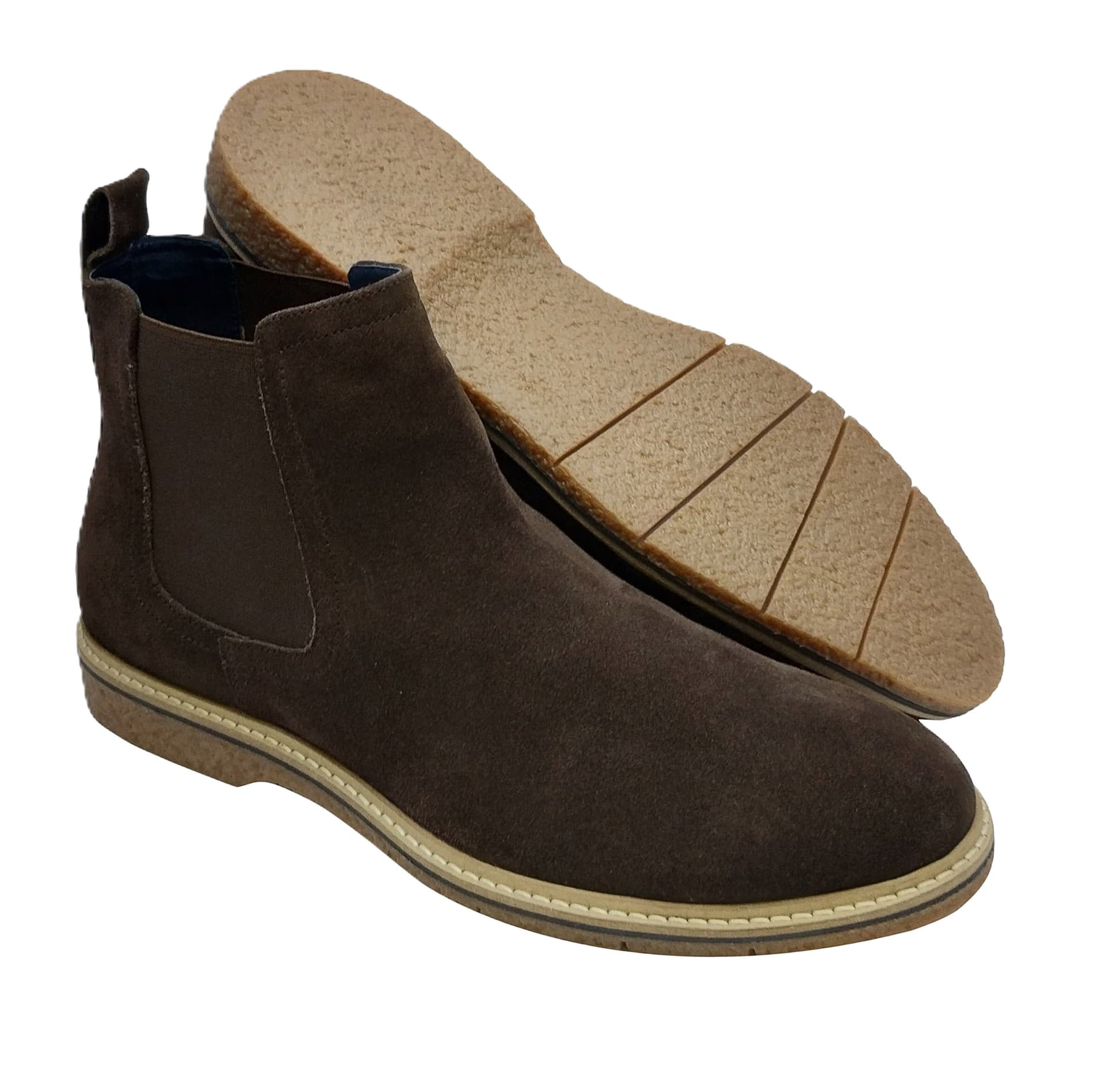 LB COMFORT LB COMFORT Men's Rufus Leather Boots in Brown