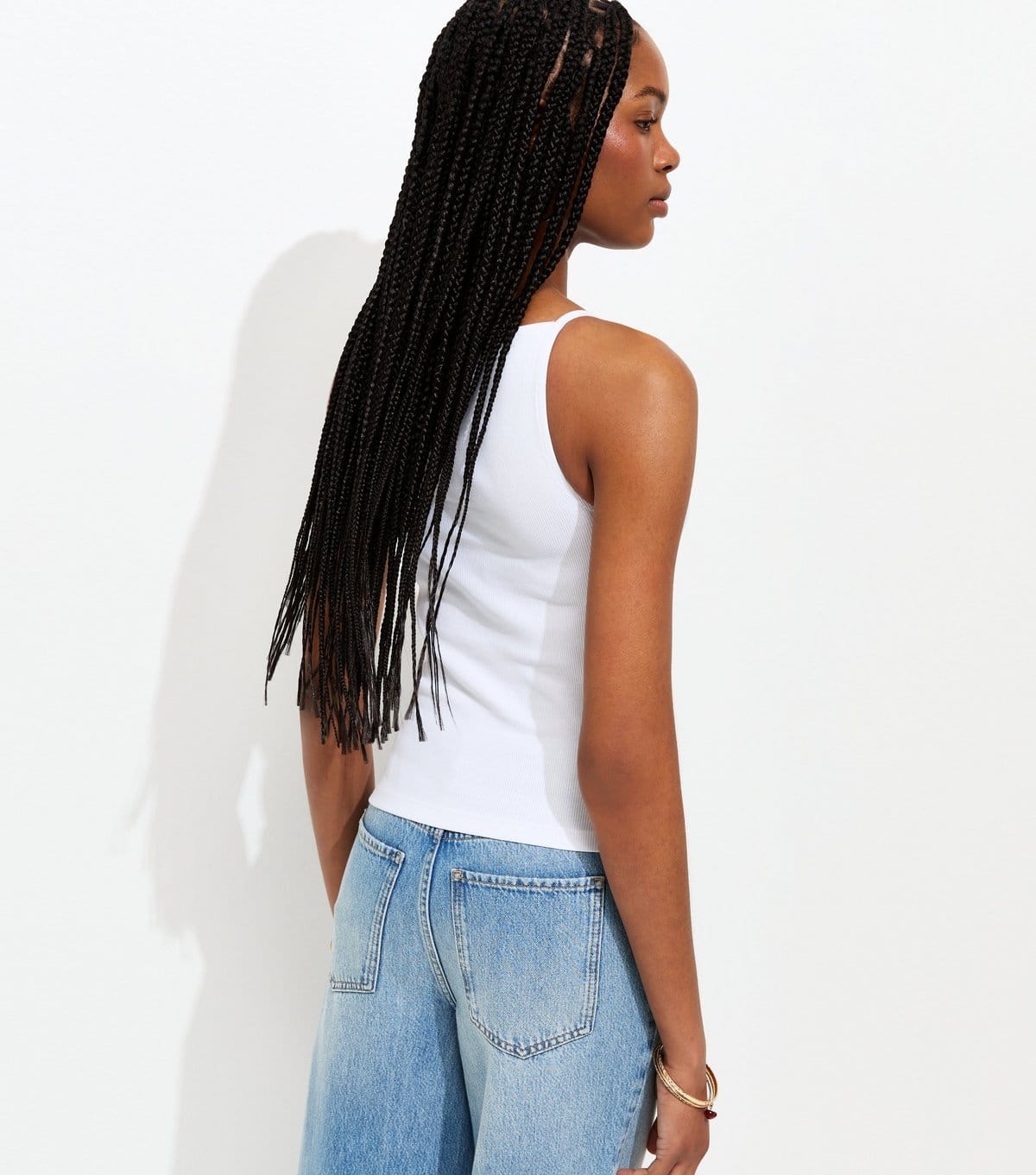 New Look Women's White Thin Strap Vest New Look - 4