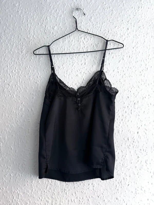 Abercrombie & Fitch Abercrombie & Fitch Reversible Camisole Black Lace Tank - Size XS