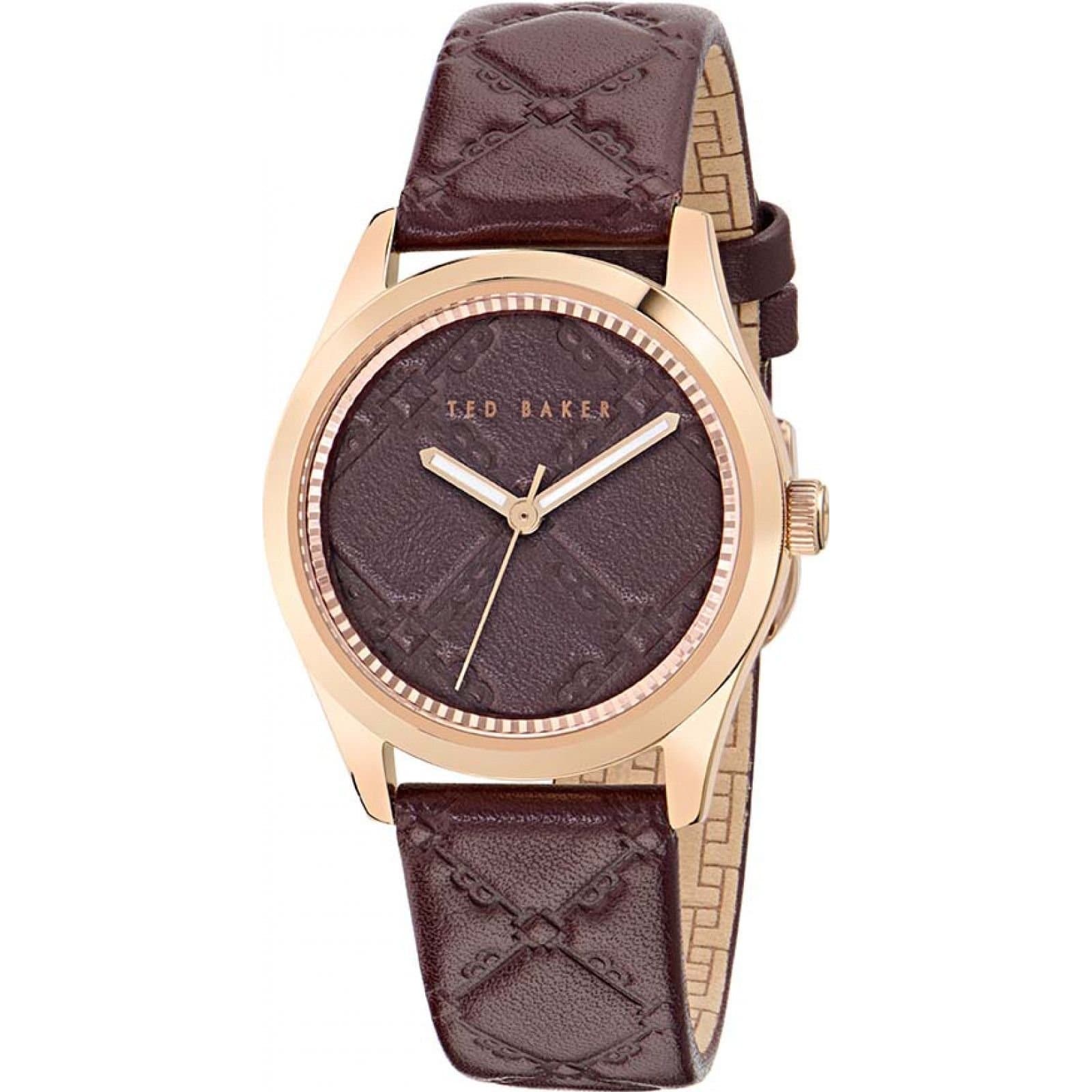 Ted Baker Ted Baker Women's BKPCLS505 Fashion 34mm Quartz Watch in Burgundy