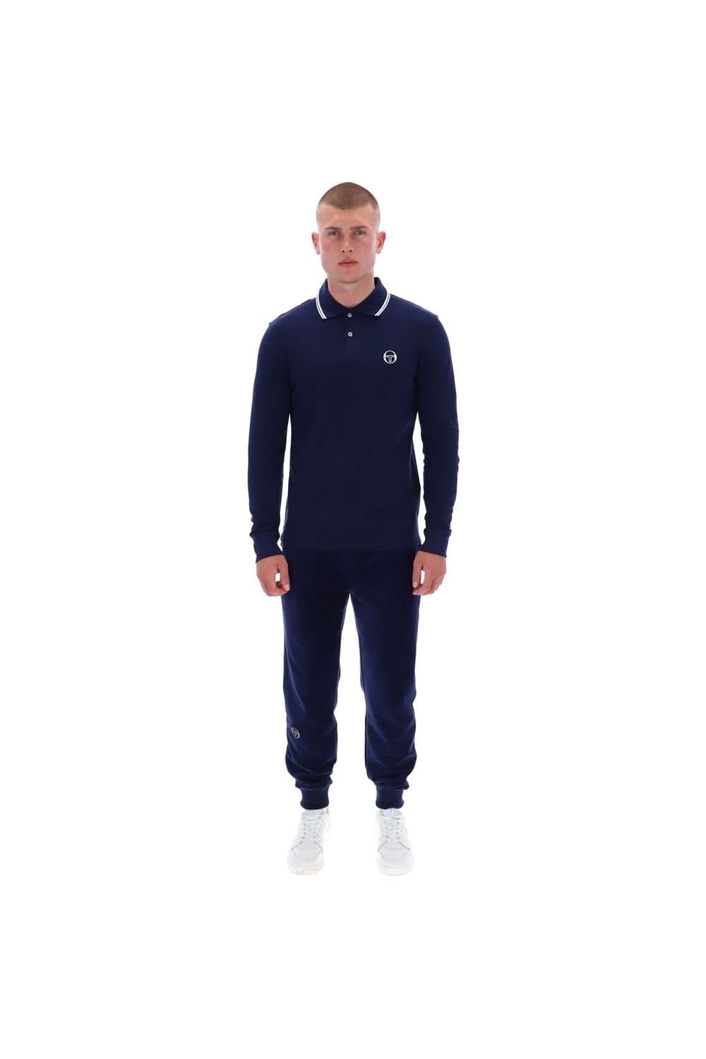 Sergio Tacchini Sergio Tacchini Men's Sergio 020 Polo Maritime Blue/White in Blue