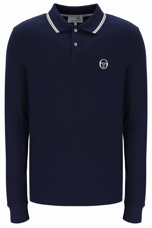 Sergio Tacchini Sergio Tacchini Men's Sergio 020 Polo Maritime Blue/White in Blue - 2