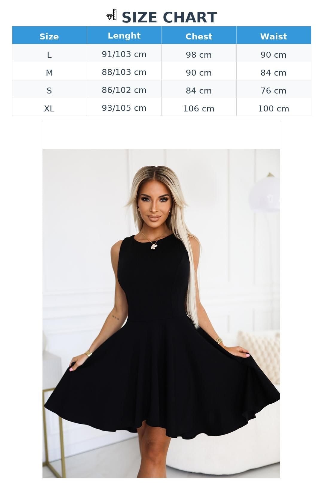 Love Lace Love Lace Women's Elegant Cocktail Dress with Long Back in Black - 4