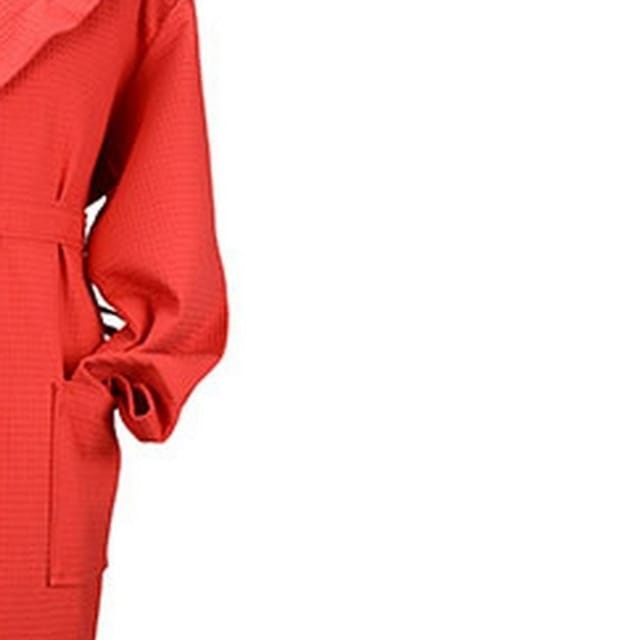 ARTG ARTG Women's Robezz Waffle Hooded Dressing Gown in Red - 2