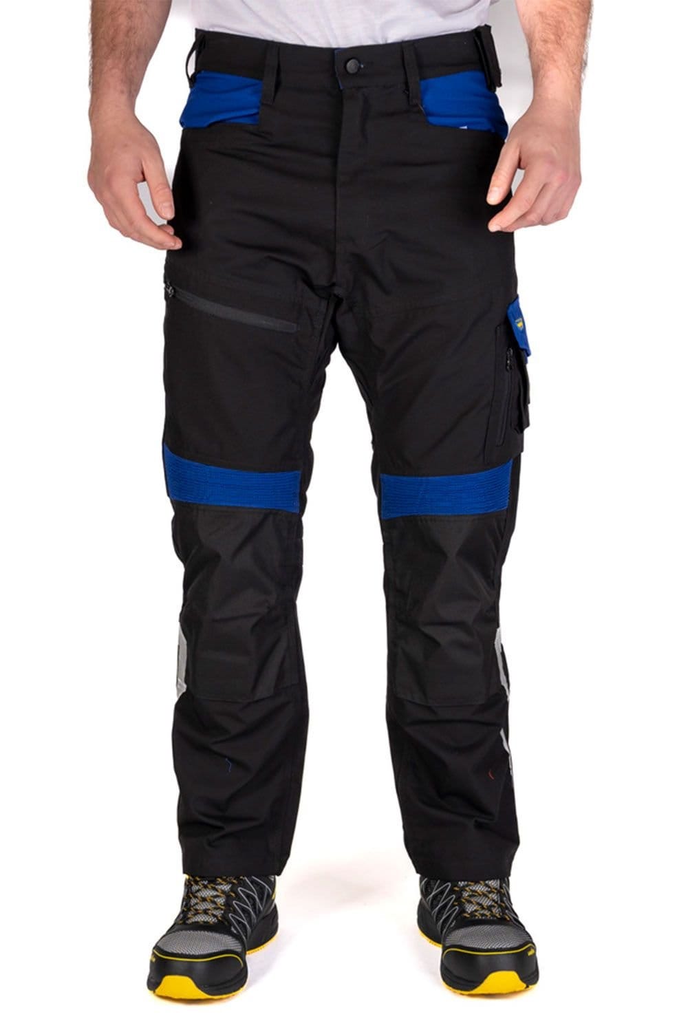 Goodyear Men's Flex Knee Reflective Multi Tool Cargo Trousers in