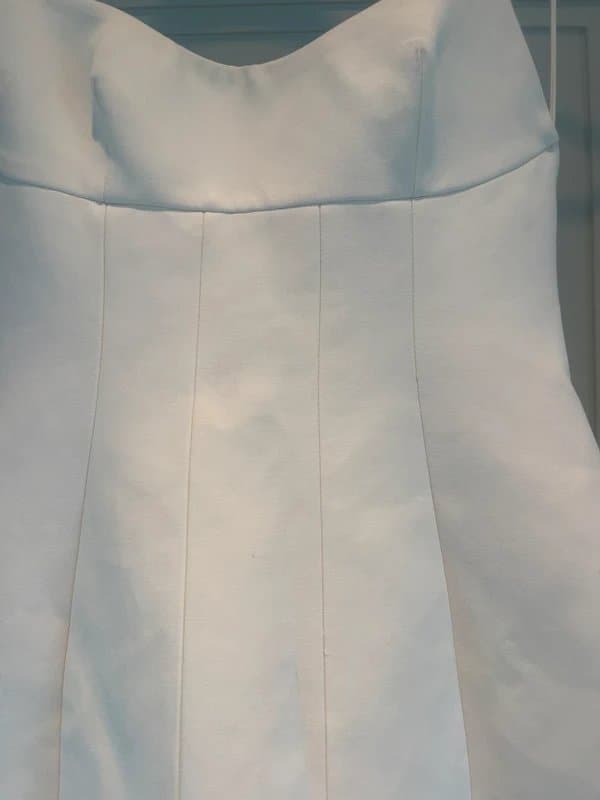 Zara Zara Luxury Cream Stap Dress - Size S