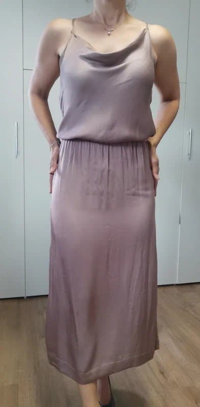 Saint Tropez Saint Tropez  Satin Maxi Dress – Size S