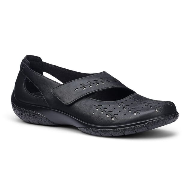 Hotter Hotter Women's Extra Wide 'Daphne' Mary Janes in Black - 2