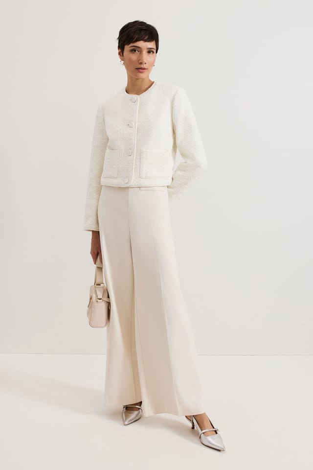 Phase Eight Phase Eight Women's Ripley Boucle Jacket in Off-White - 3