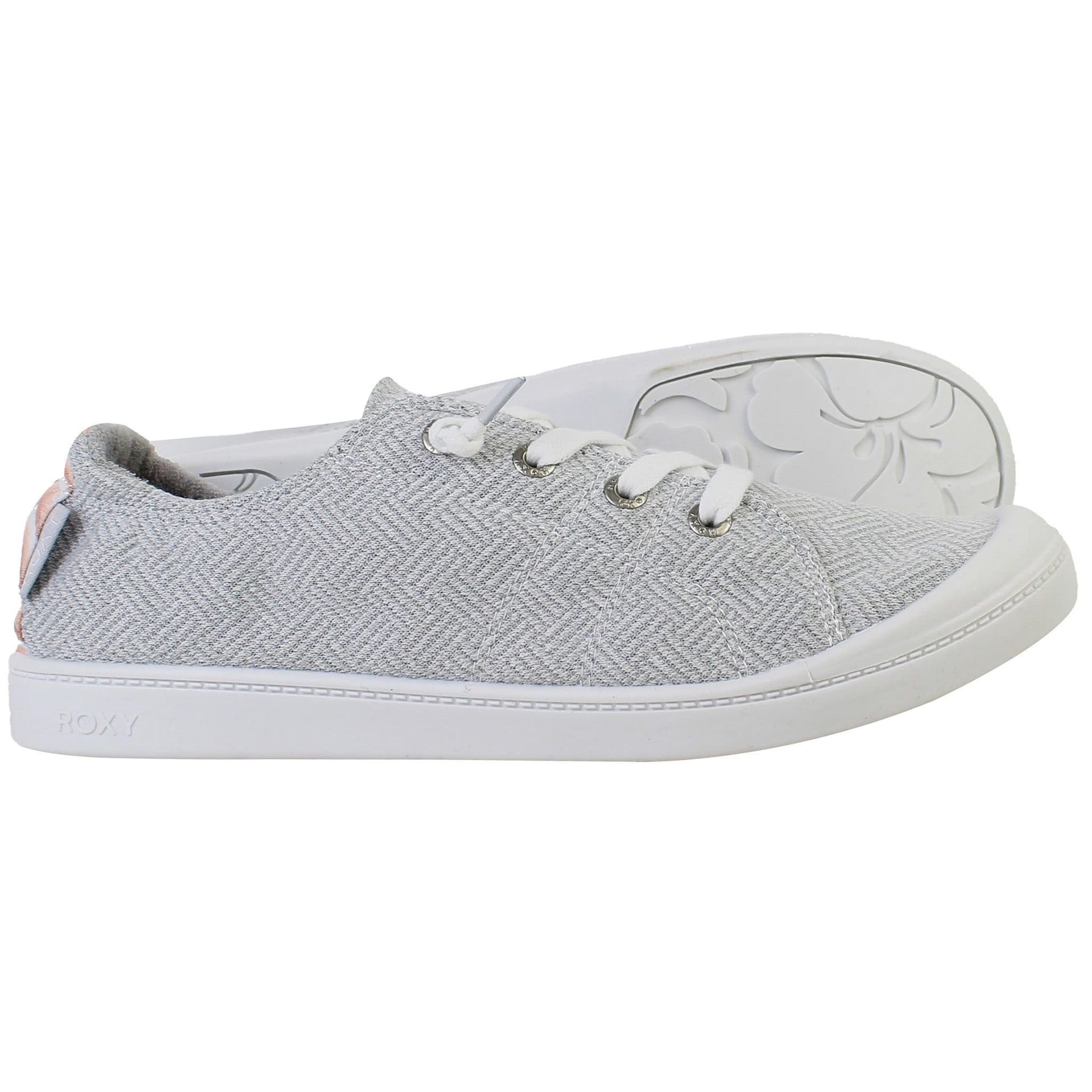 Roxy Roxy Women's Bayshore Plus Grey Plimsolls - 4