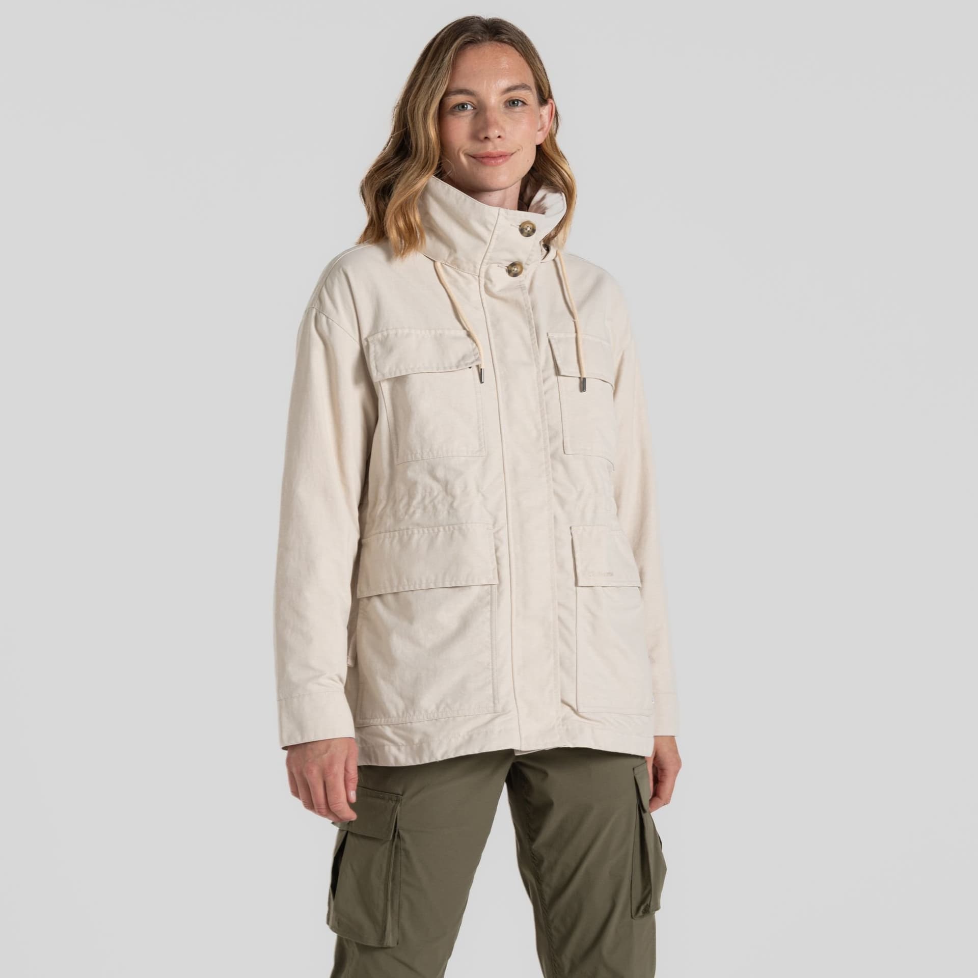 Craghoppers Craghoppers Women's NosiLife Adventure' Jacket in Cream