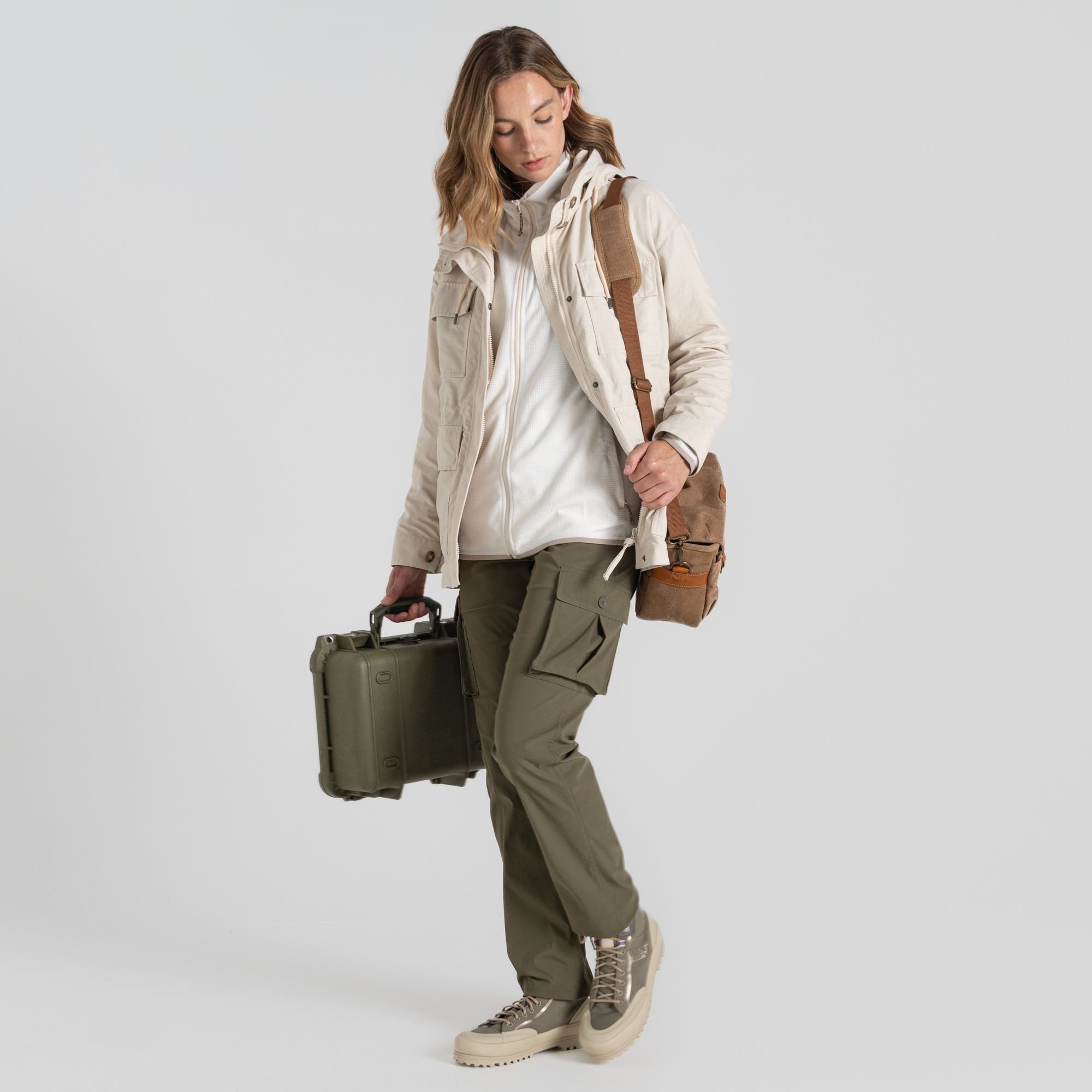 Craghoppers Craghoppers Women's NosiLife Adventure' Jacket in Cream - 3