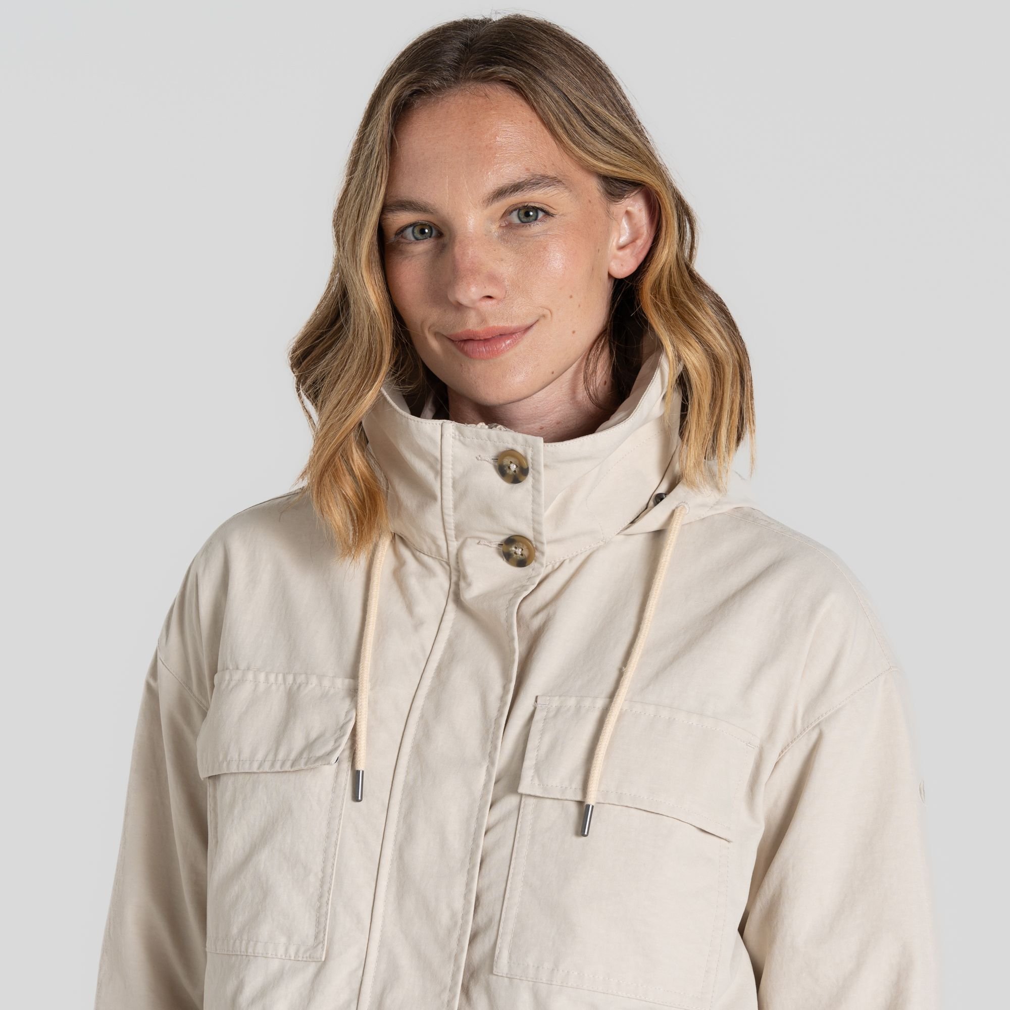 Craghoppers Craghoppers Women's NosiLife Adventure' Jacket in Cream - 4