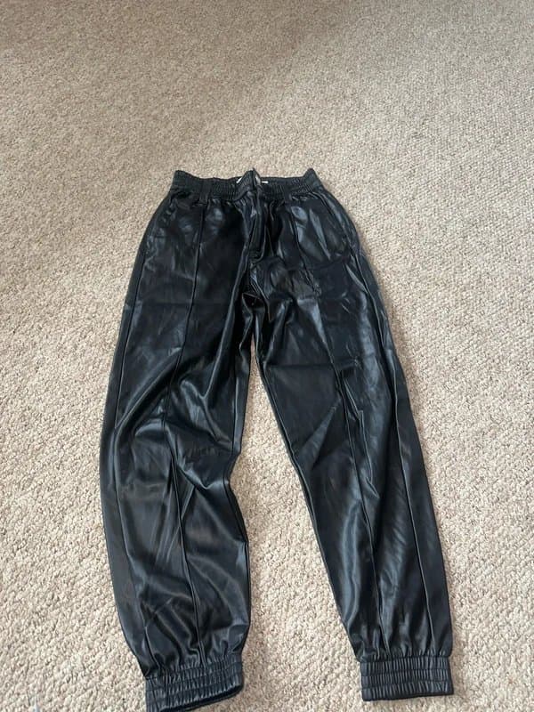 Bershka Bershka leather pants