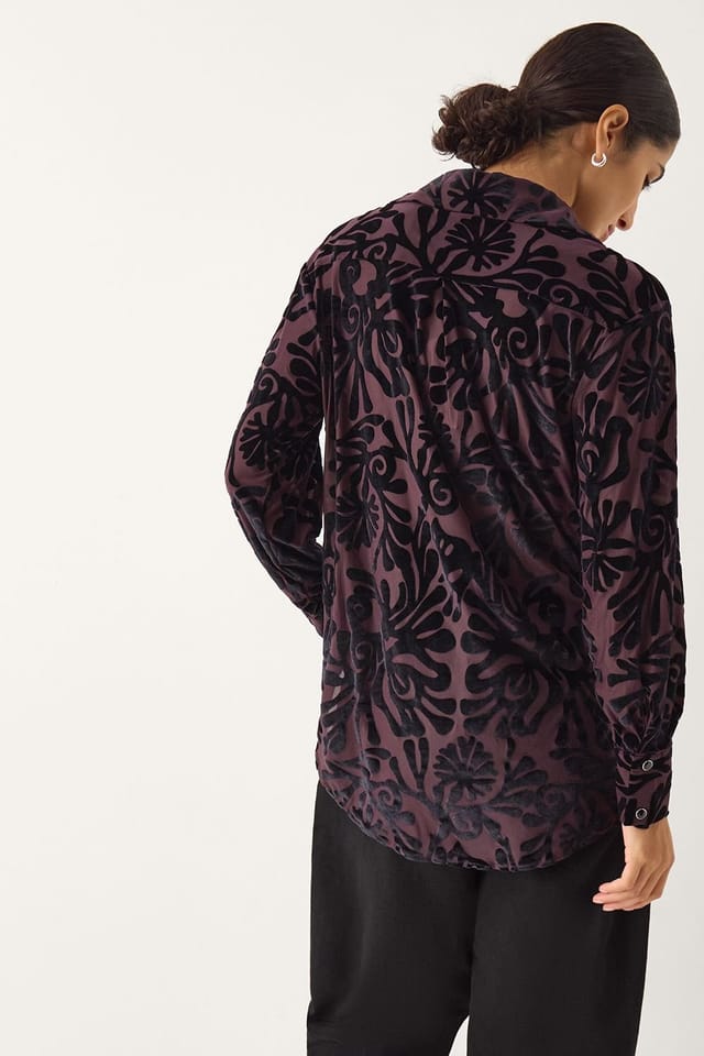 Monsoon Monsoon Women's Debe Shirt Purple - 2