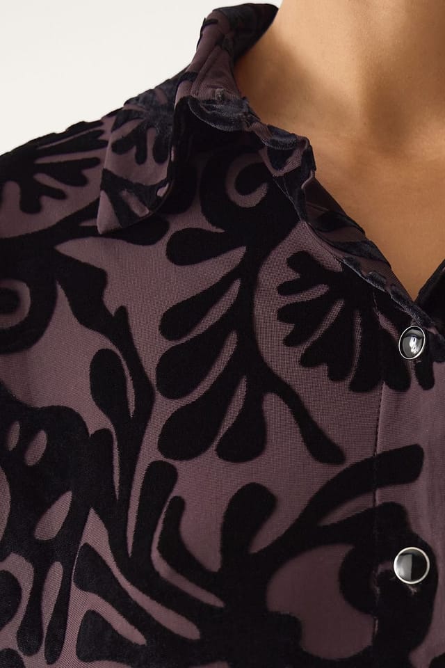 Monsoon Monsoon Women's Debe Shirt Purple - 3