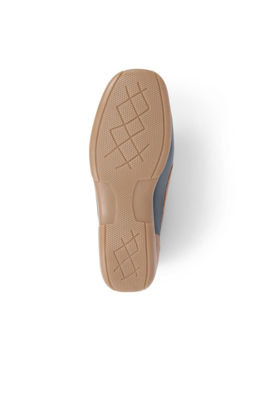 Pavers Pavers Women's Leather Moccasins in Navy - 4