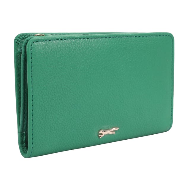 Paul Costelloe Paul Costelloe Women's Solidago Leather Purse in Jade - 2