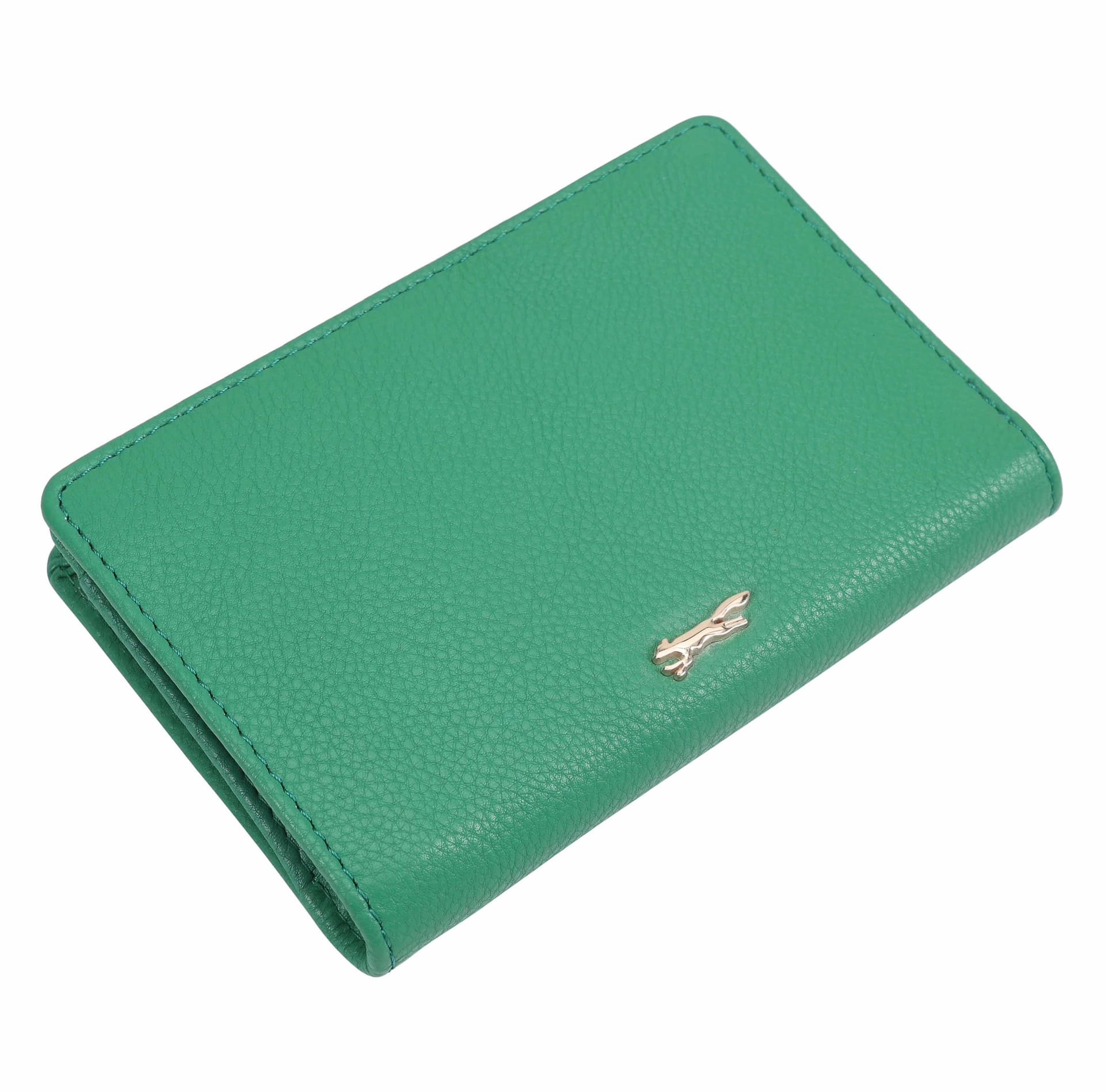 Paul Costelloe Paul Costelloe Women's Solidago Leather Purse in Jade - 4